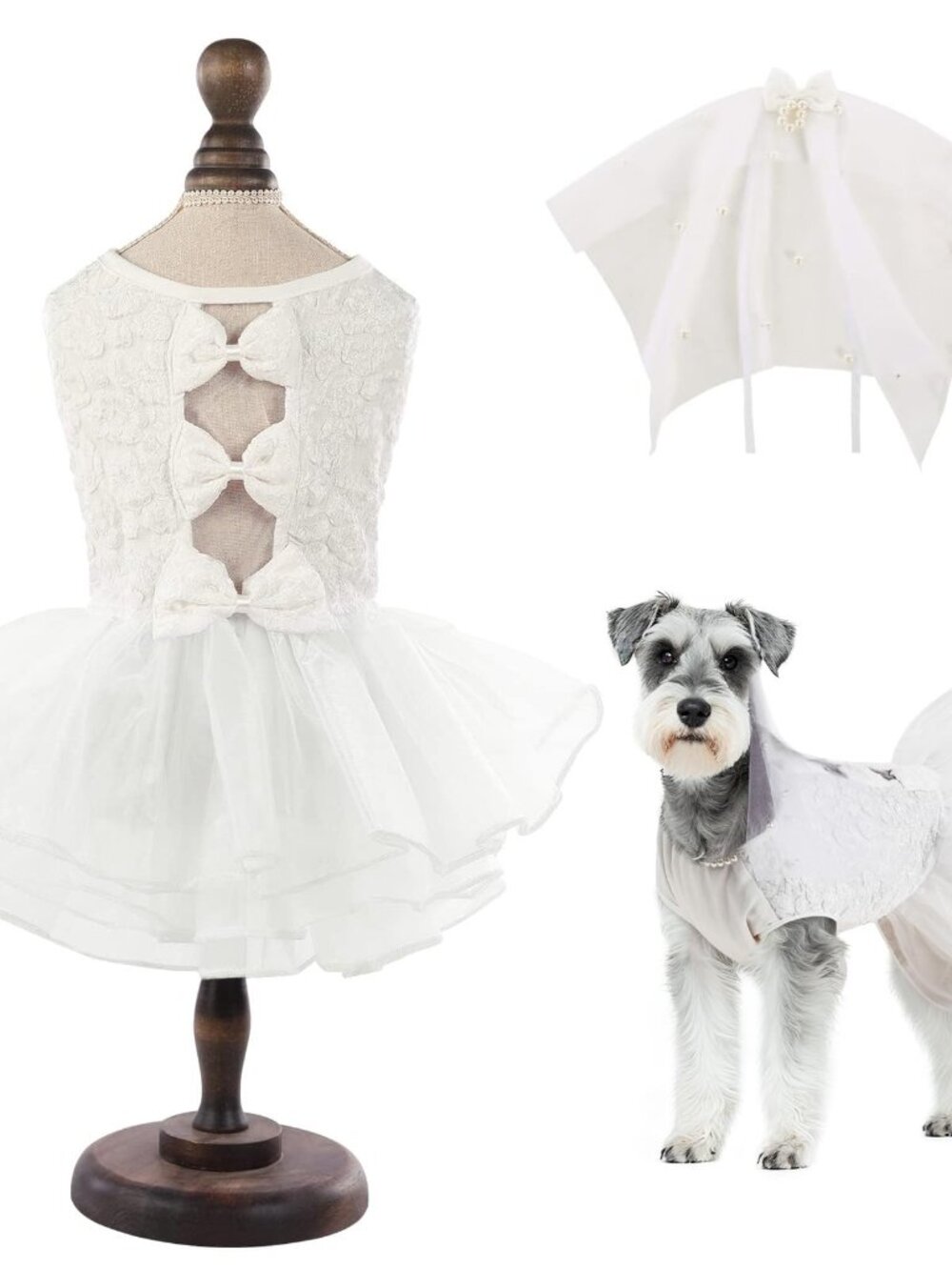 Dog Wedding Dress N1626